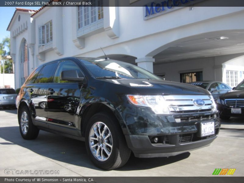 Black / Charcoal Black 2007 Ford Edge SEL Plus