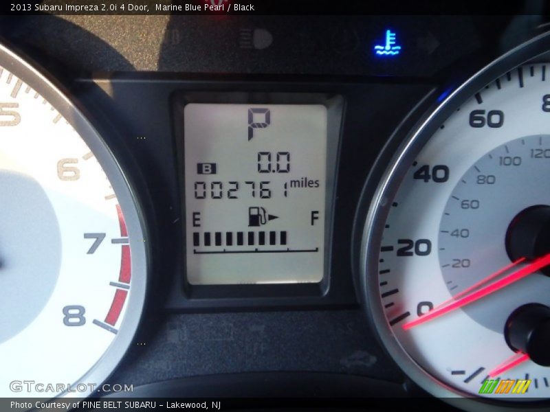 Marine Blue Pearl / Black 2013 Subaru Impreza 2.0i 4 Door