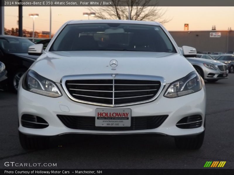 Polar White / Black 2014 Mercedes-Benz E 350 4Matic Sedan