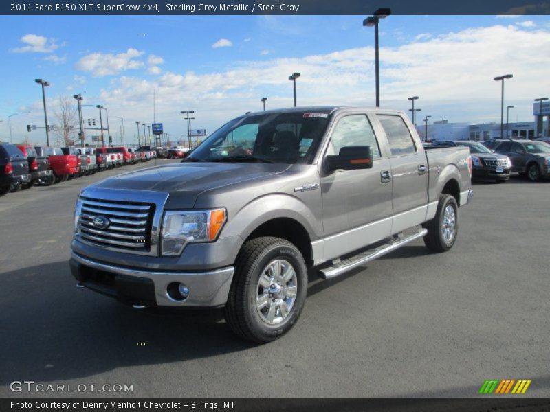 Sterling Grey Metallic / Steel Gray 2011 Ford F150 XLT SuperCrew 4x4