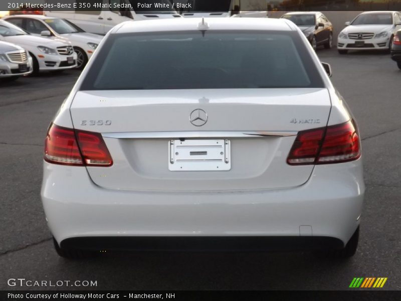 Polar White / Black 2014 Mercedes-Benz E 350 4Matic Sedan