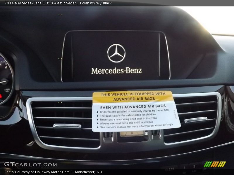 Polar White / Black 2014 Mercedes-Benz E 350 4Matic Sedan