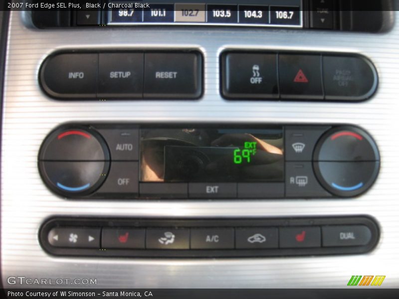 Black / Charcoal Black 2007 Ford Edge SEL Plus