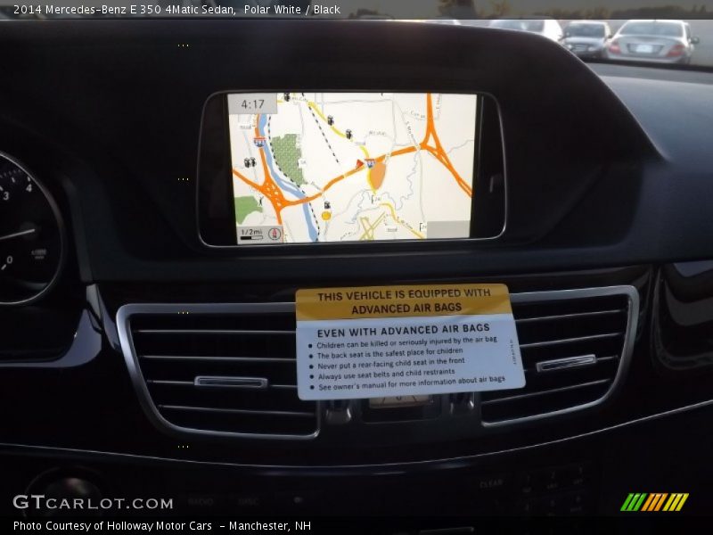 Polar White / Black 2014 Mercedes-Benz E 350 4Matic Sedan