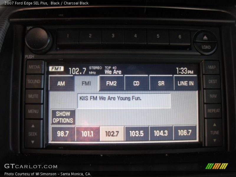 Black / Charcoal Black 2007 Ford Edge SEL Plus