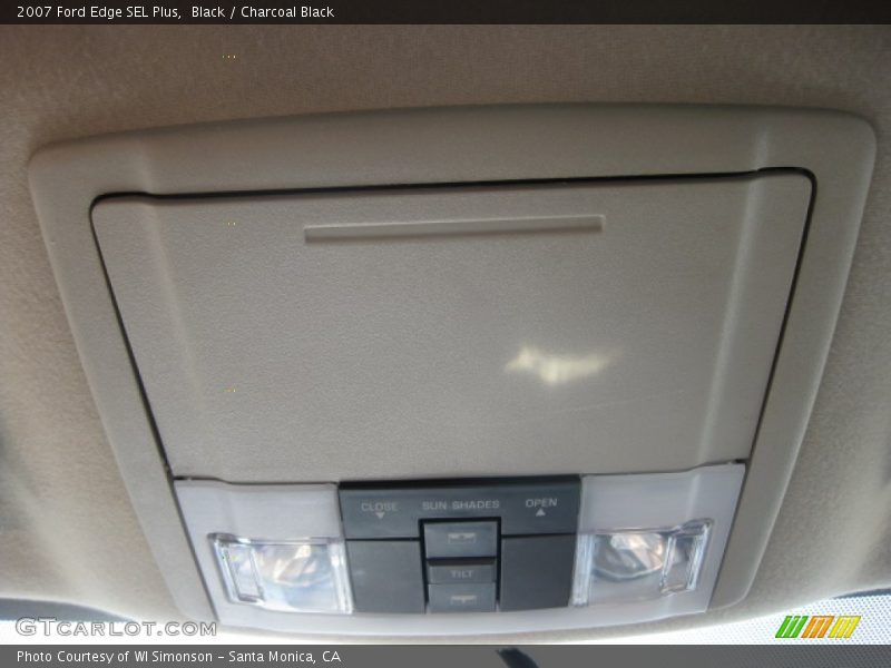 Black / Charcoal Black 2007 Ford Edge SEL Plus