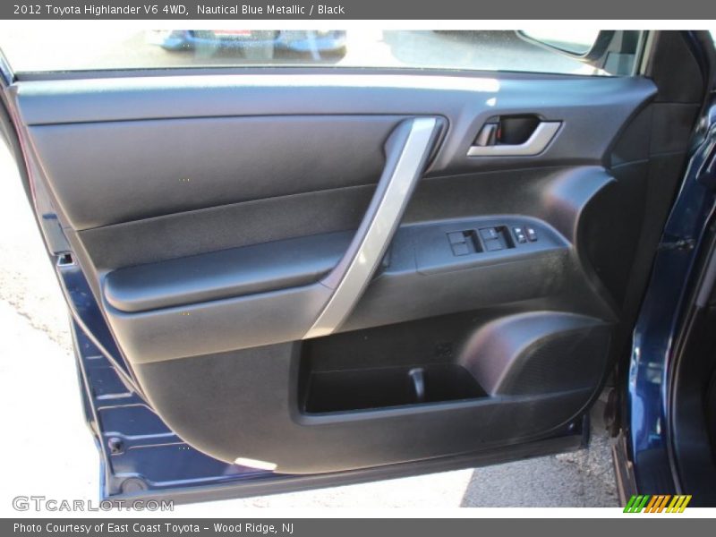 Nautical Blue Metallic / Black 2012 Toyota Highlander V6 4WD