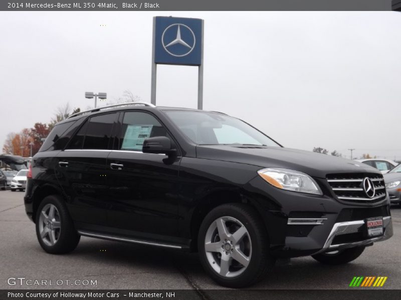 Black / Black 2014 Mercedes-Benz ML 350 4Matic