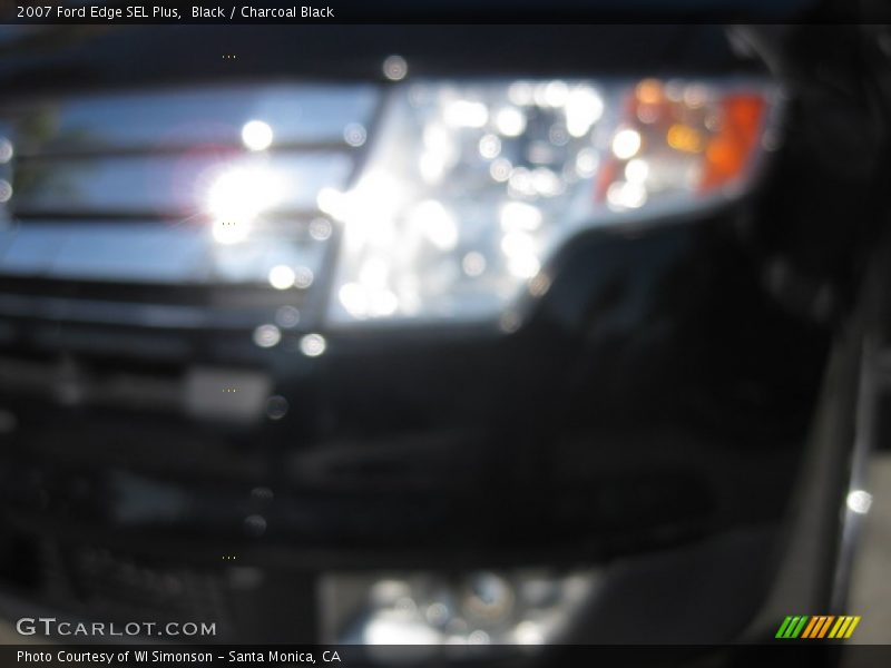 Black / Charcoal Black 2007 Ford Edge SEL Plus
