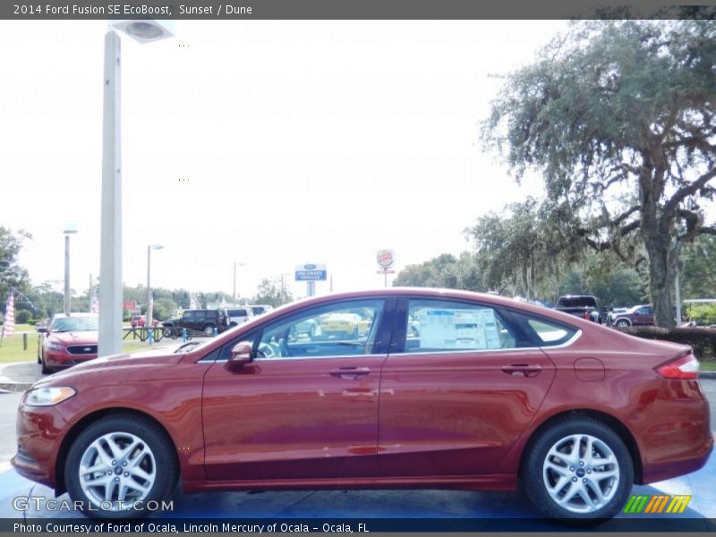 Sunset / Dune 2014 Ford Fusion SE EcoBoost