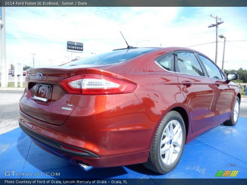 Sunset / Dune 2014 Ford Fusion SE EcoBoost