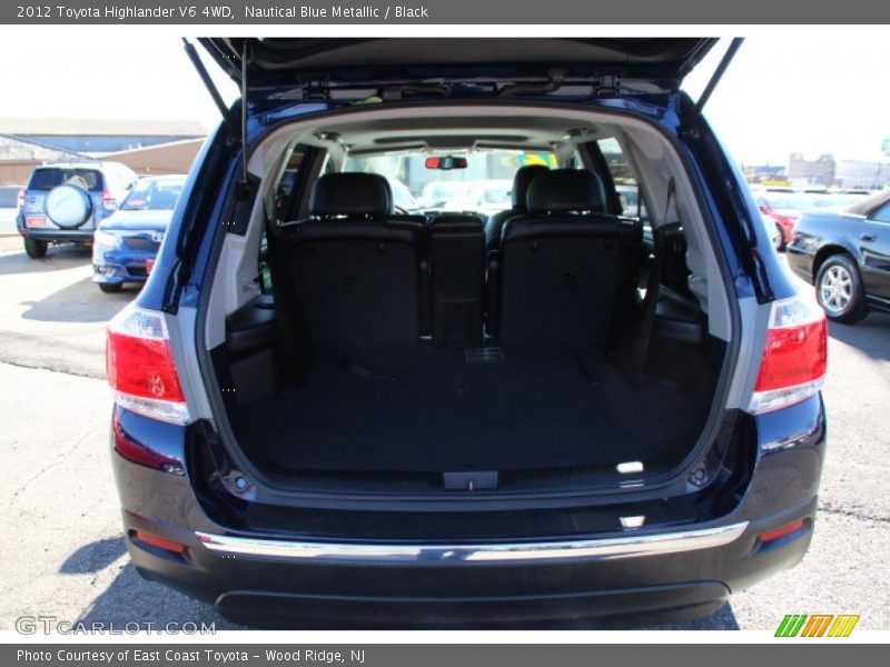 Nautical Blue Metallic / Black 2012 Toyota Highlander V6 4WD