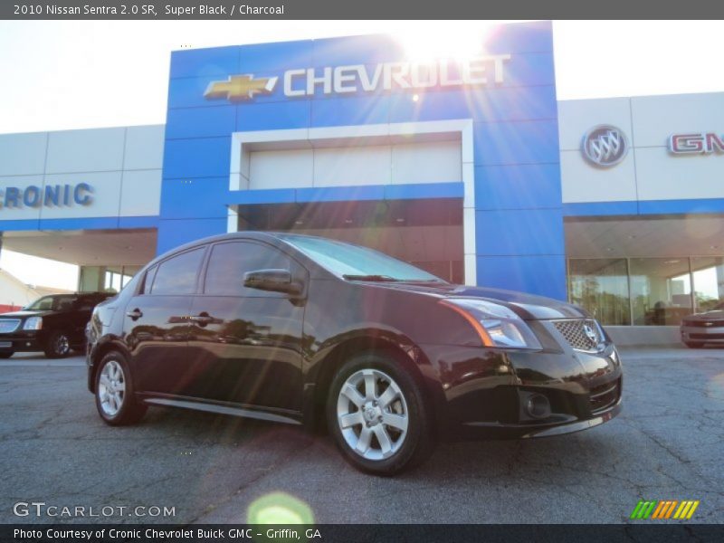 Super Black / Charcoal 2010 Nissan Sentra 2.0 SR