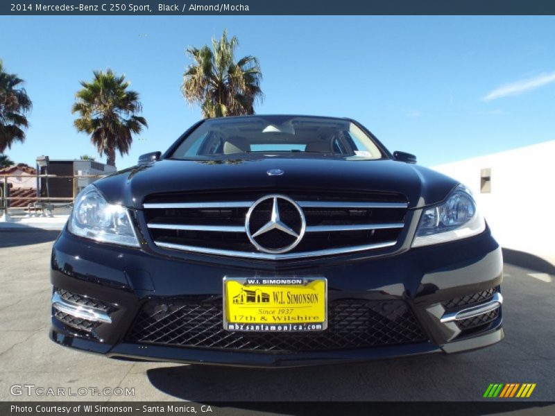 Black / Almond/Mocha 2014 Mercedes-Benz C 250 Sport