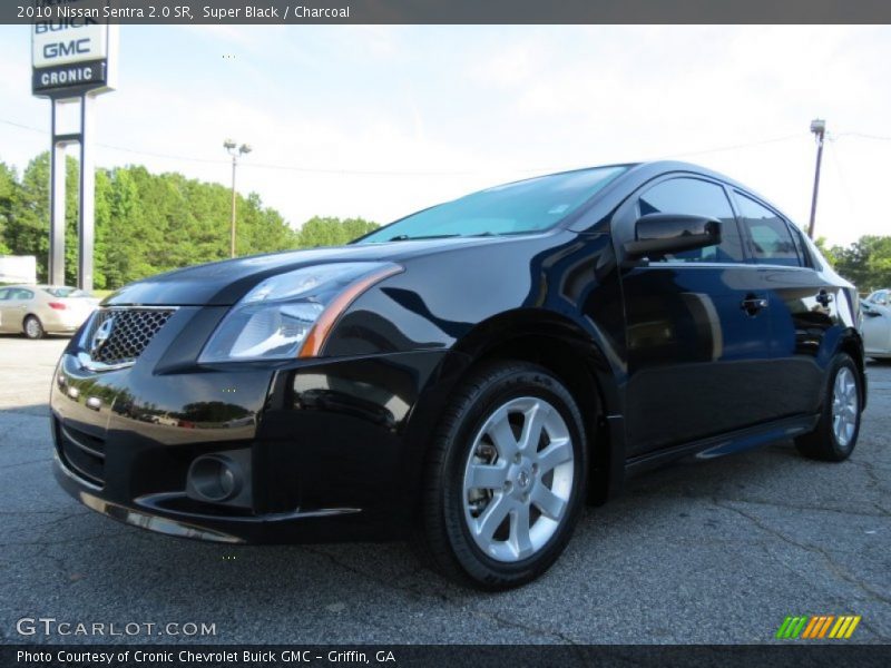 Super Black / Charcoal 2010 Nissan Sentra 2.0 SR
