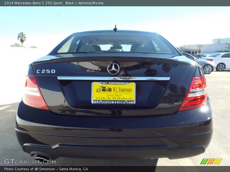 Black / Almond/Mocha 2014 Mercedes-Benz C 250 Sport