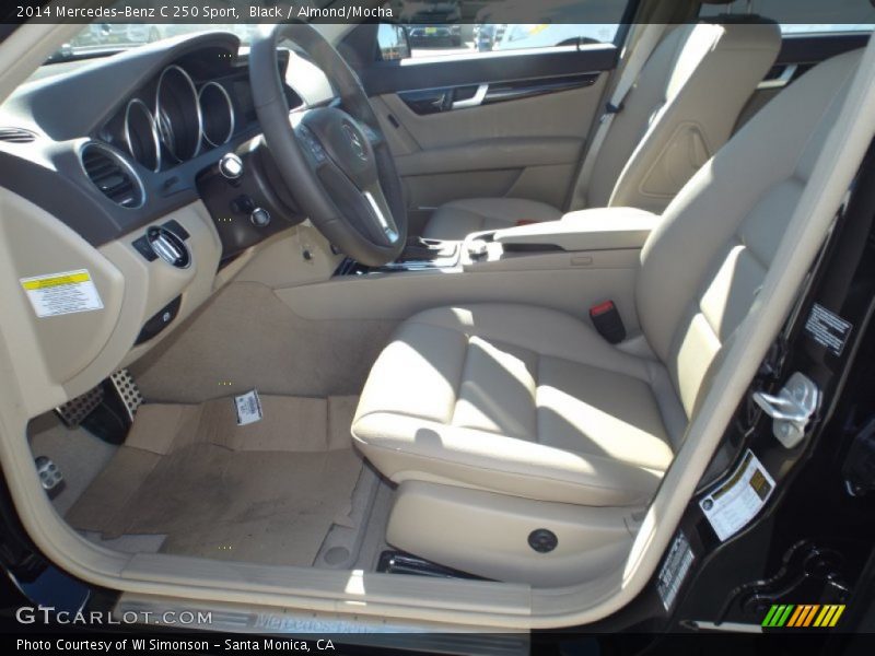 Black / Almond/Mocha 2014 Mercedes-Benz C 250 Sport