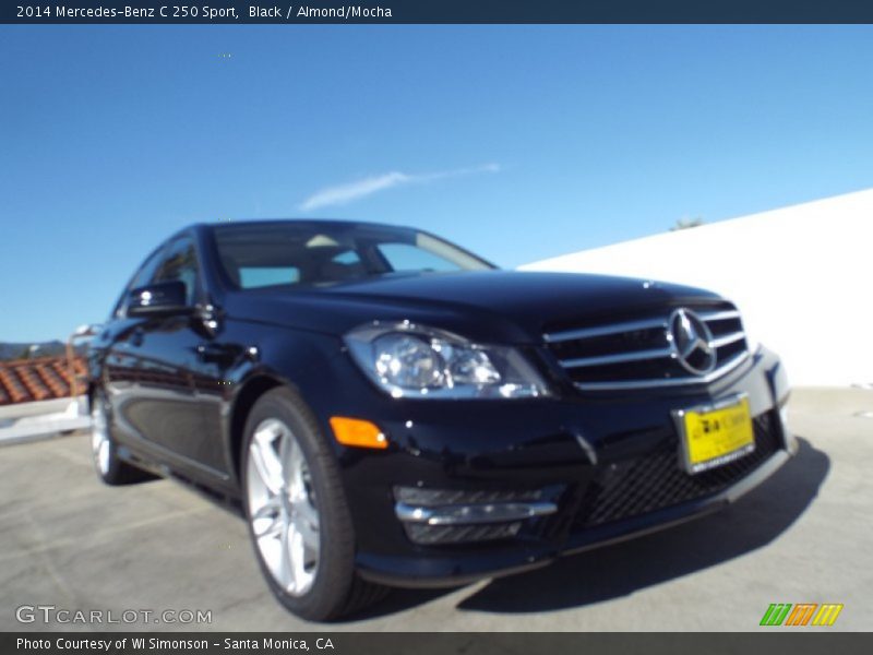Black / Almond/Mocha 2014 Mercedes-Benz C 250 Sport