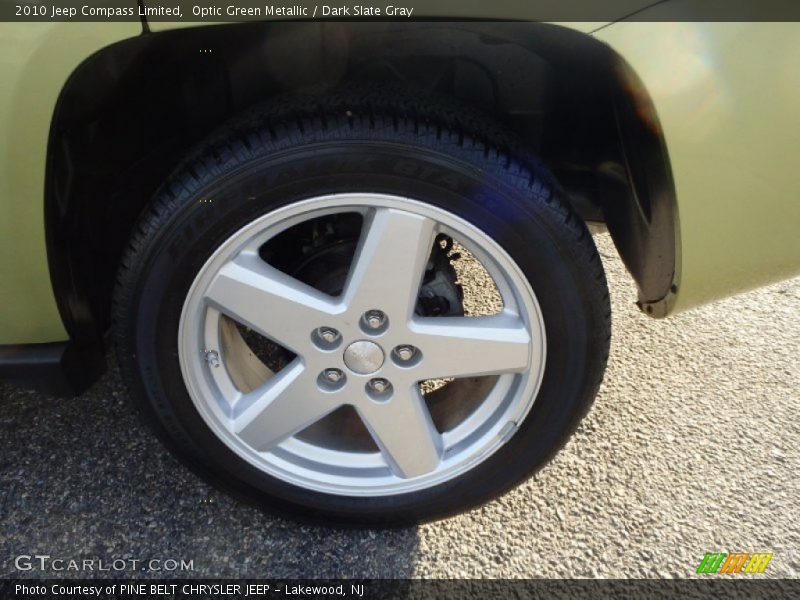 Optic Green Metallic / Dark Slate Gray 2010 Jeep Compass Limited