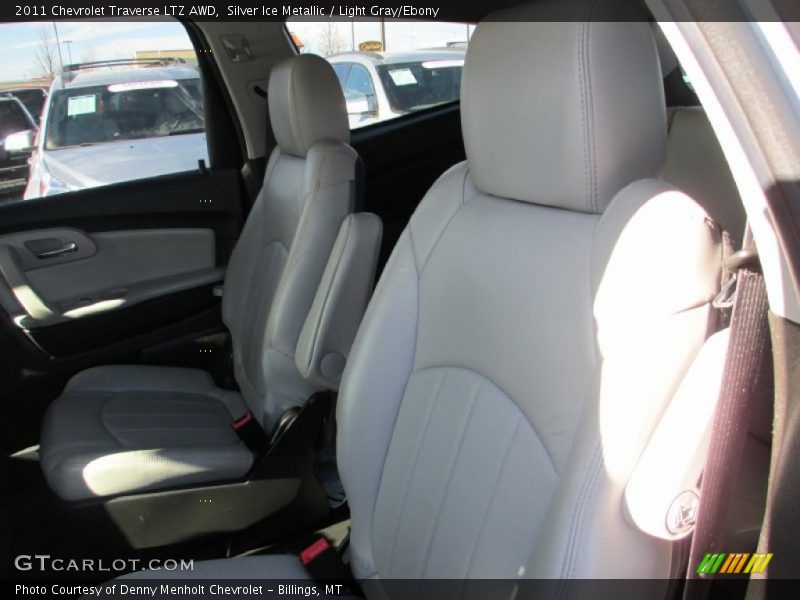 Silver Ice Metallic / Light Gray/Ebony 2011 Chevrolet Traverse LTZ AWD