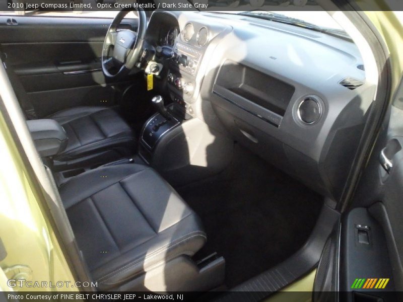 Optic Green Metallic / Dark Slate Gray 2010 Jeep Compass Limited