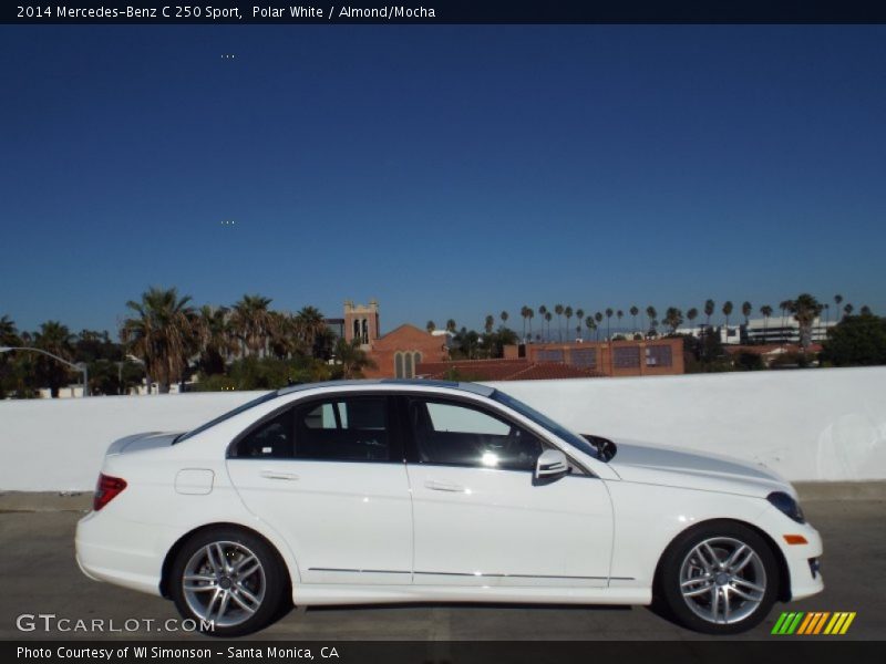 Polar White / Almond/Mocha 2014 Mercedes-Benz C 250 Sport
