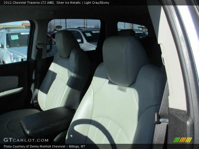 Silver Ice Metallic / Light Gray/Ebony 2011 Chevrolet Traverse LTZ AWD