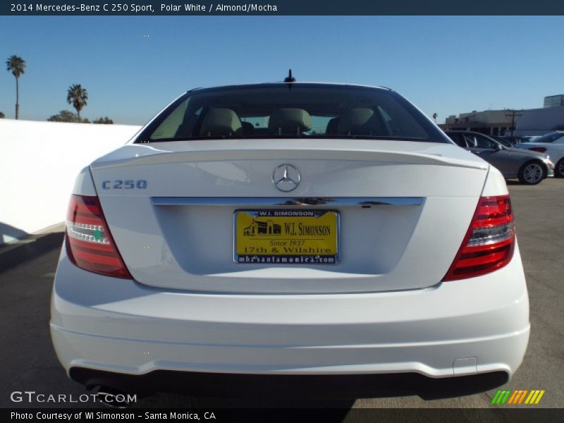 Polar White / Almond/Mocha 2014 Mercedes-Benz C 250 Sport