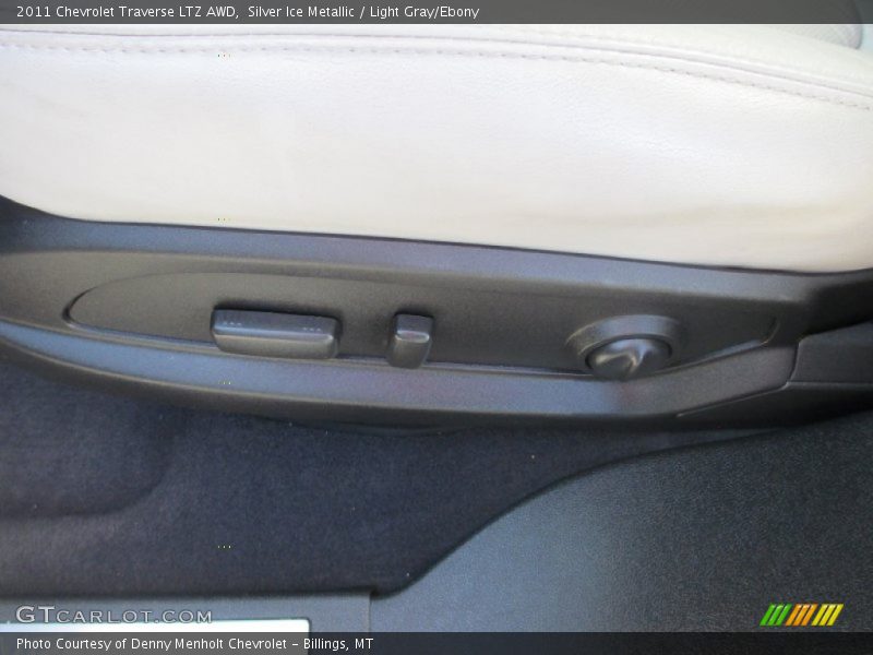 Silver Ice Metallic / Light Gray/Ebony 2011 Chevrolet Traverse LTZ AWD