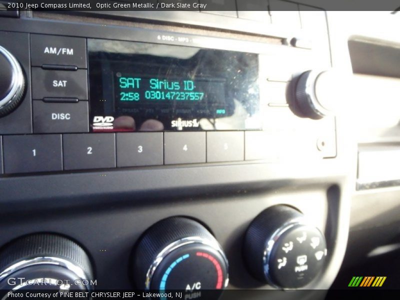 Optic Green Metallic / Dark Slate Gray 2010 Jeep Compass Limited