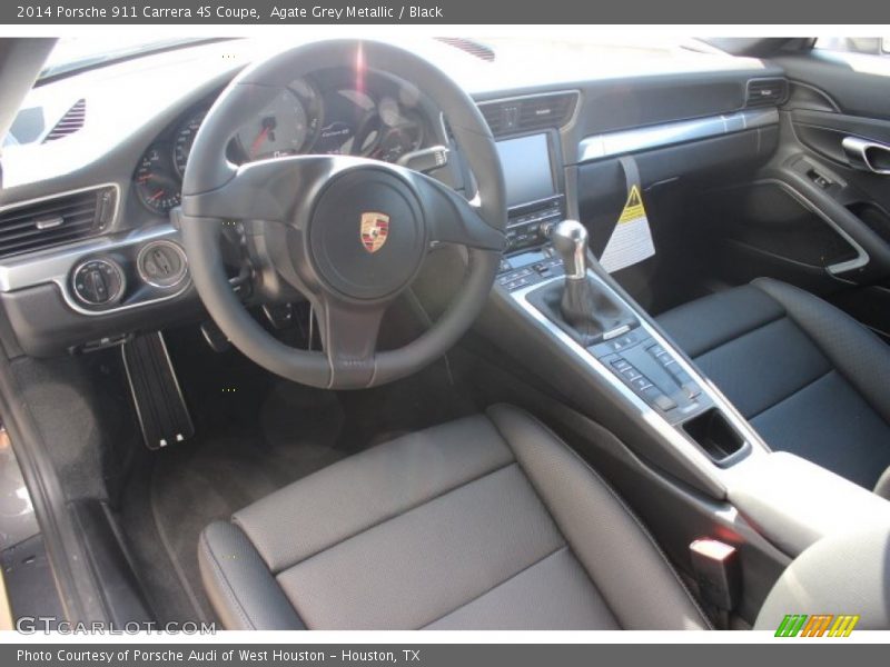 Black Interior - 2014 911 Carrera 4S Coupe 