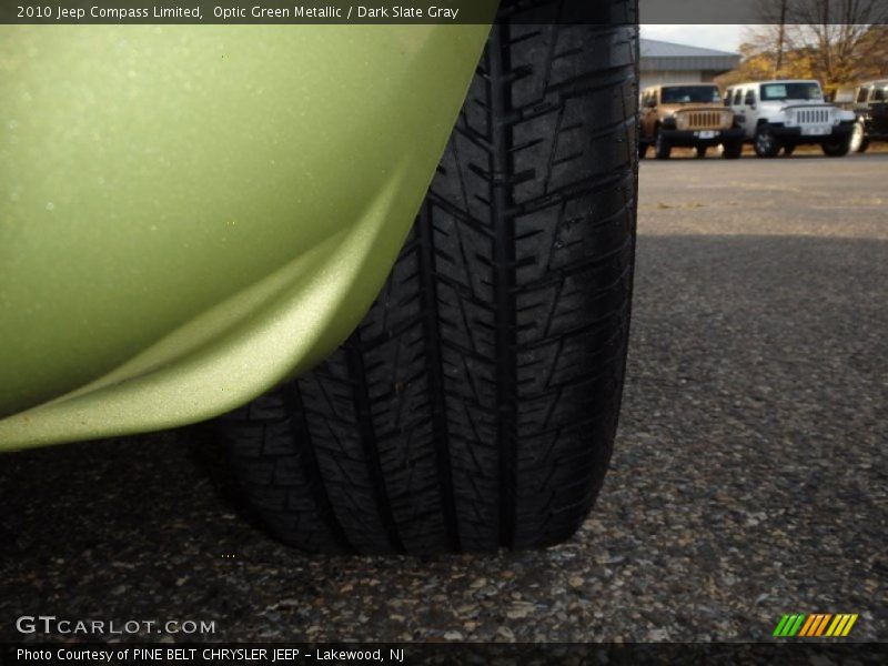 Optic Green Metallic / Dark Slate Gray 2010 Jeep Compass Limited