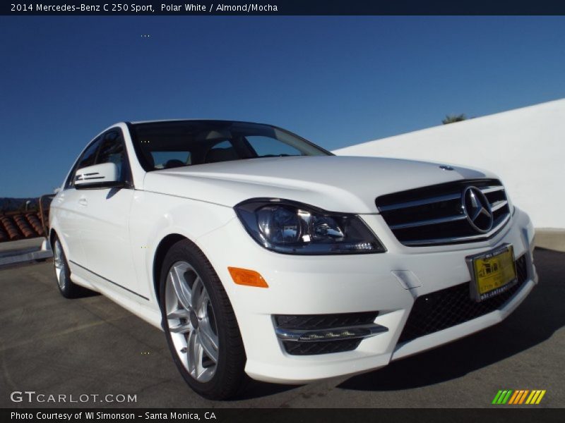 Polar White / Almond/Mocha 2014 Mercedes-Benz C 250 Sport