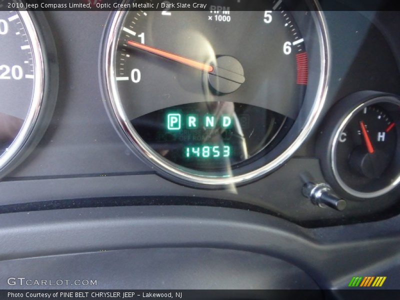Optic Green Metallic / Dark Slate Gray 2010 Jeep Compass Limited