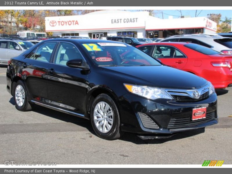 Attitude Black Metallic / Ash 2012 Toyota Camry LE