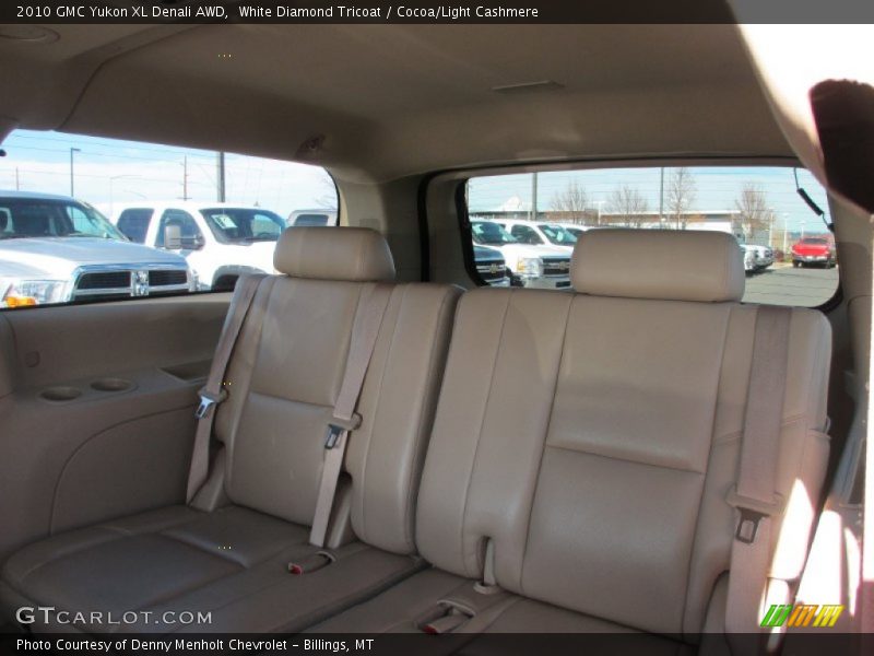 White Diamond Tricoat / Cocoa/Light Cashmere 2010 GMC Yukon XL Denali AWD