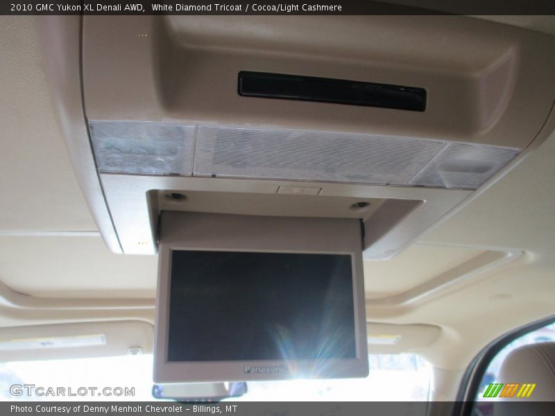 White Diamond Tricoat / Cocoa/Light Cashmere 2010 GMC Yukon XL Denali AWD