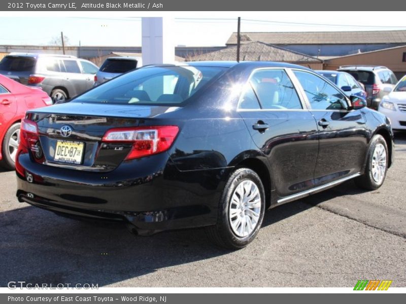 Attitude Black Metallic / Ash 2012 Toyota Camry LE