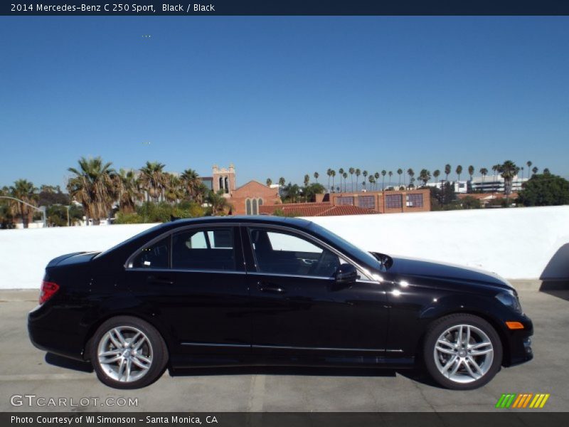 Black / Black 2014 Mercedes-Benz C 250 Sport