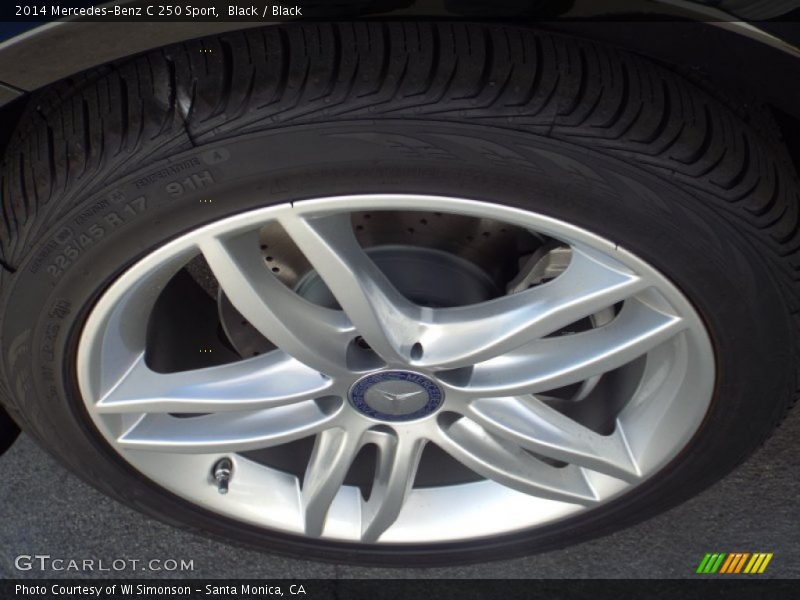Black / Black 2014 Mercedes-Benz C 250 Sport