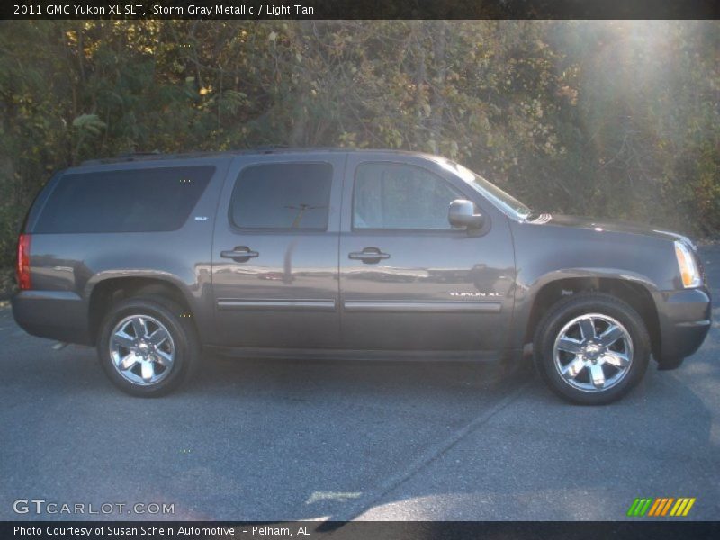 Storm Gray Metallic / Light Tan 2011 GMC Yukon XL SLT