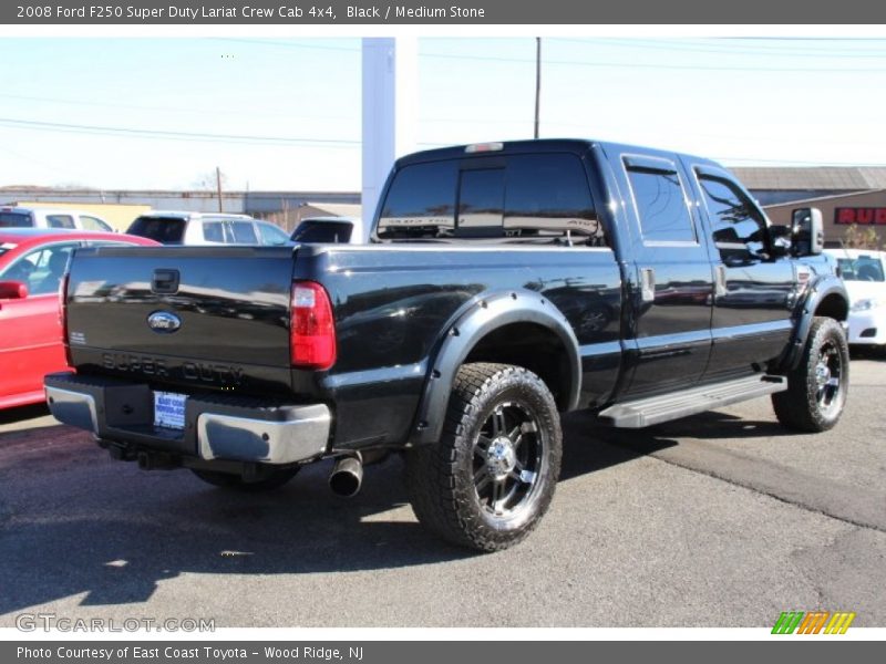 Black / Medium Stone 2008 Ford F250 Super Duty Lariat Crew Cab 4x4