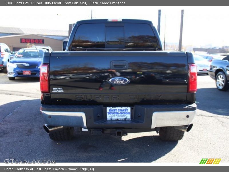 Black / Medium Stone 2008 Ford F250 Super Duty Lariat Crew Cab 4x4