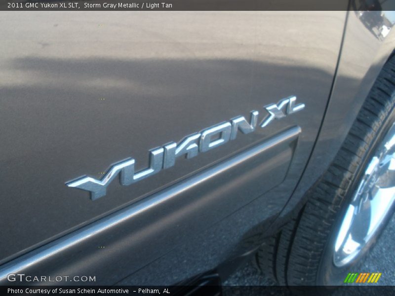 Storm Gray Metallic / Light Tan 2011 GMC Yukon XL SLT