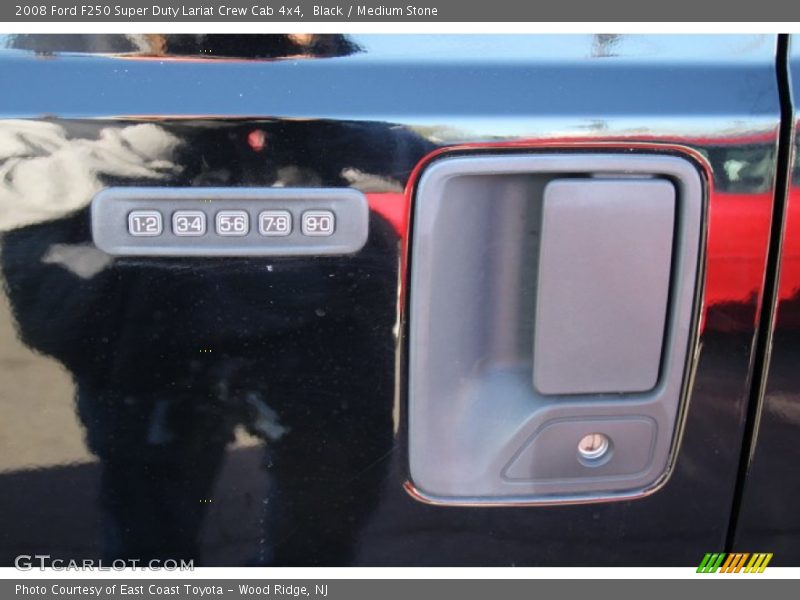 Black / Medium Stone 2008 Ford F250 Super Duty Lariat Crew Cab 4x4