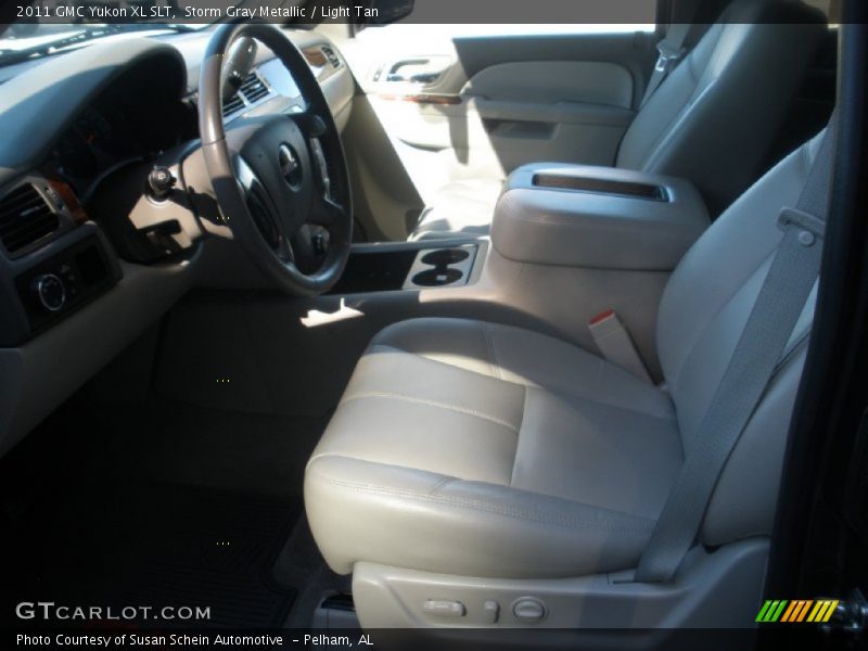 Storm Gray Metallic / Light Tan 2011 GMC Yukon XL SLT