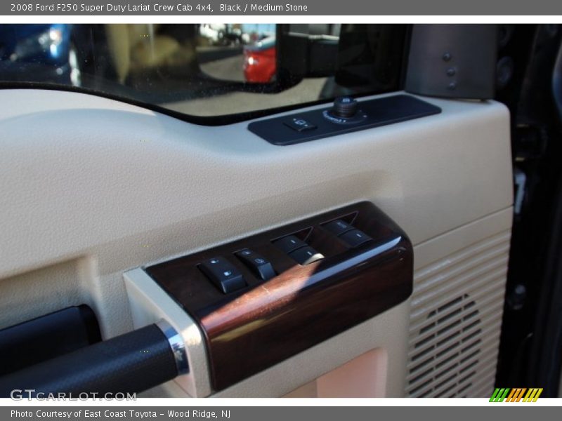 Black / Medium Stone 2008 Ford F250 Super Duty Lariat Crew Cab 4x4