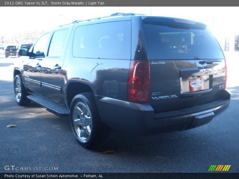 Storm Gray Metallic / Light Tan 2011 GMC Yukon XL SLT