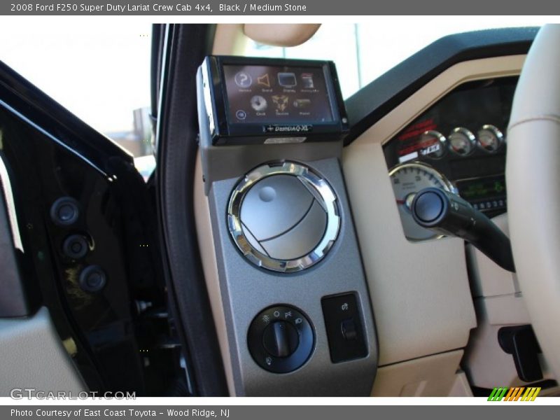 Black / Medium Stone 2008 Ford F250 Super Duty Lariat Crew Cab 4x4