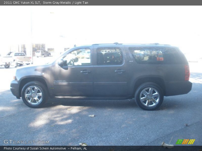 Storm Gray Metallic / Light Tan 2011 GMC Yukon XL SLT